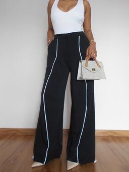 Off Duty India - Cloud Contrast Trouser - Black