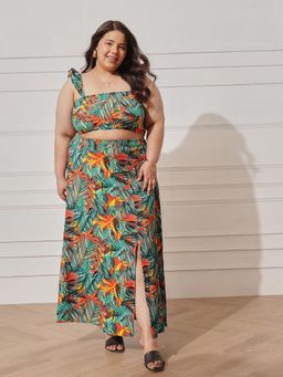 CURVY STREET - Women Multi-Colour Printed Co-Ord Set