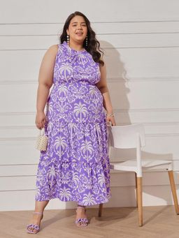 CURVY STREET - Women Lavender Dress