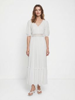 Cover Story - Women White Emy White Dress