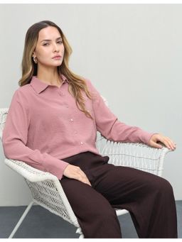 U.S. POLO ASSN. - Women Pink Casual Regular Fit Shirt