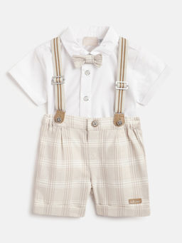 Chicco - Boys Shirt & Shorts White (Set of 2)