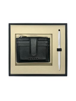 Cross - Century Chrome Ball Point Pen + Card Card Holder Gift Set