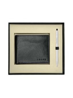 Cross - Century Chrome Ball Point Pen + Card Wallet Gift Set