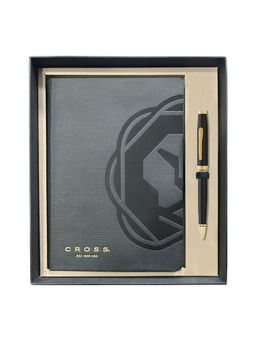 Cross - Coventry Black Medalist Ball Point Pen + Cross Journal Gift Set
