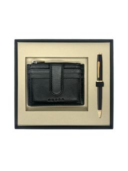 Cross - Coventry Black Medalist Ball Point Pen + Card Holder Gift Set