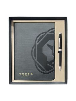 Cross - Coventry Black Lacquer Ball Point Pen + Cross Journal Gift Set