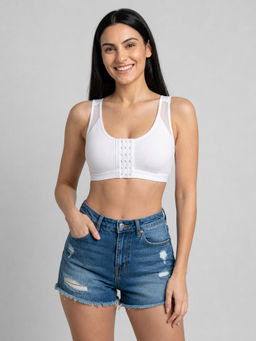 Chelvet - Posture Correcting Full Coverage Bra White