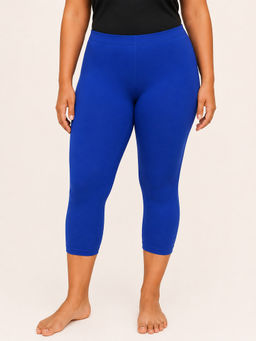 LYCOT - Capri Length Swim Beach Tights Blue