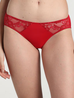 Wacoal - Balcony And Beyond Low Waist Medium Coverage Bikini Panty - Red