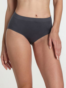 Wacoal - Firm Fit High Waist Full Coverage Brief Panty - Grey
