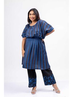 Mamicha - Moonfall Blue Printed Co-Ord Set