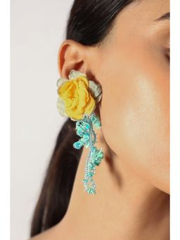 MINJI AND CO. - Women Silver Plating Sunshine Petals Earring Stylish Earrings
