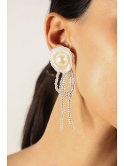 MINJI AND CO. - Women Premium Silver Plating Cuty Floral Earring Fashion Earrings