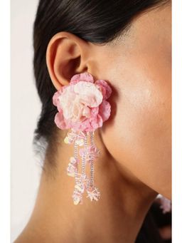 MINJI AND CO. - Women Elegant Gold Cuty Fashion Rosy Earring Party Wear Earrings