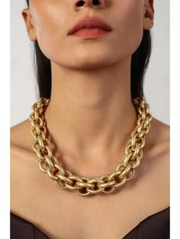 MINJI AND CO. - Women Elegant Antitarnish Glam Necklace Stylish Necklace