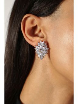 MINJI AND CO. - Women Elegant Silver Plating Elegant Antitarnish Silver Plating Earring Party