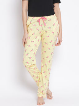 Kanvin - Womens Printed Pyjamas Yellow