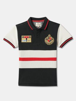 R&B - Cotton Regular Fit Half Sleeve Collar Neck Boys Polo T-shirt