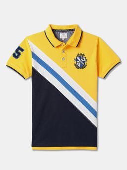 R&B - Cotton Regular Fit Half Sleeve Collar Neck Boys Polo T-shirt