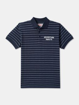 R&B - Cotton Regular Fit Half Sleeve Collar Neck Boys Polo T-shirt