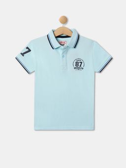 R&B - Cotton Regular Fit Half Sleeve Collar Neck Boys Polo T-shirt