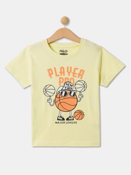 R&B - Cotton Regular Fit Half Sleeve Round Neck Boys T-shirt