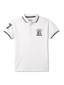 R&B - Cotton Regular Fit Half Sleeve Collar Neck Boys Polo T-shirt