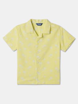 R&B - Cotton Regular Fit Half Sleeve Collar Neck Boys Shirt