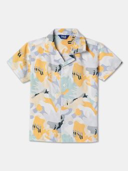 R&B - Cotton Regular Fit Half Sleeve Collar Neck Boys Shirt