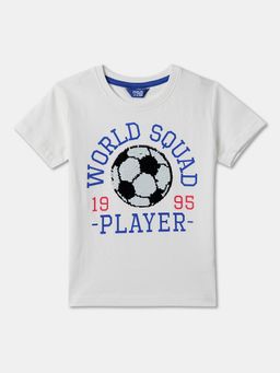 R&B - Cotton Regular Fit Half Sleeve Round Neck Boys T-shirt