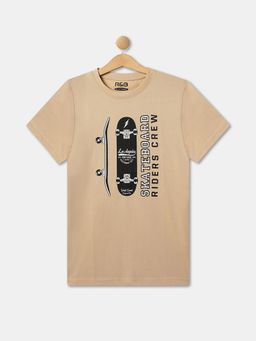 R&B - Cotton Regular Fit Half Sleeve Round Neck Boys T-shirt