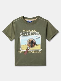 R&B - Cotton Regular Fit Half Sleeve Round Neck Boys T-shirt