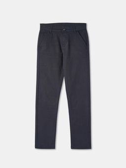 R&B - Cotton Straight Fit Solid Flat Front Boys Trouser