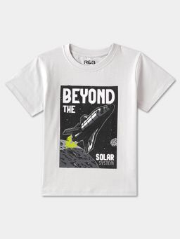 R&B - Cotton Regular Fit Half Sleeve Round Neck Boys T-shirt