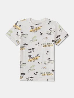 R&B - Cotton Regular Fit Half Sleeve Round Neck Boys T-shirt