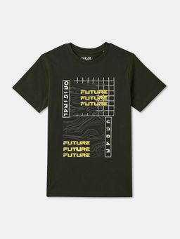 R&B - Cotton Regular Fit Half Sleeve Round Neck Boys T-shirt