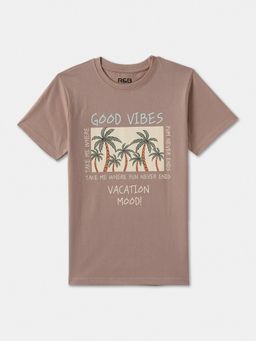 R&B - Cotton Regular Fit Half Sleeve Round Neck Boys T-shirt