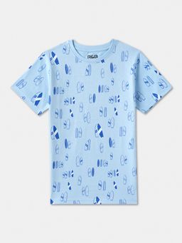 R&B - Cotton Regular Fit Half Sleeve Round Neck Boys T-shirt