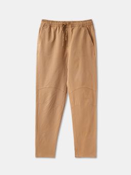 R&B - Cotton Relaxed Fit Solid Drawstring Waist Boys Trouser