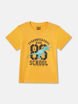 R&B - Cotton Regular Fit Half Sleeve Round Neck Boys T-shirt