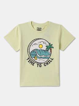 R&B - Cotton Regular Fit Half Sleeve Round Neck Boys T-shirt