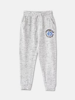 R&B - Indigo Cotton Relaxed Graphic Drawstring Joggers