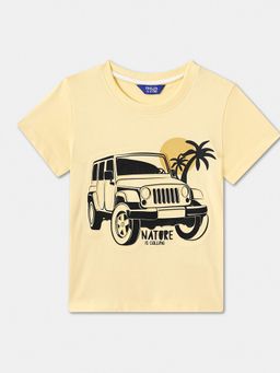 R&B - Cotton Regular Fit Half Sleeve Round Neck Boys T-shirt