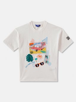 R&B - Cotton Regular Fit Half Sleeve Round Neck Boys T-shirt