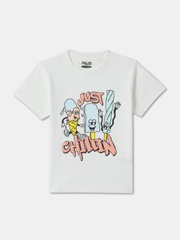 R&B - Cotton Regular Fit Half Sleeve Round Neck Boys T-shirt