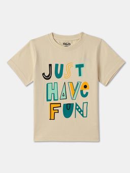 R&B - Cotton Regular Fit Half Sleeve Round Neck Boys T-shirt