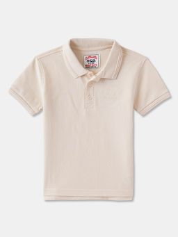 R&B - Cotton Regular Fit Half Sleeve Collar Neck Boys Polo T-shirt