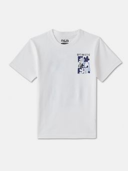 R&B - Cotton Regular Fit Half Sleeve Round Neck Boys T-shirt