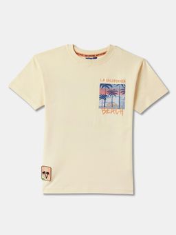 R&B - Cotton Regular Fit Half Sleeve Round Neck Boys T-shirt
